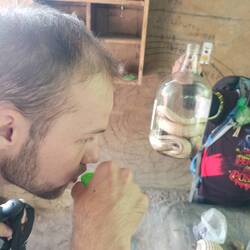 Jöran wagt sich an den Schlangensnape