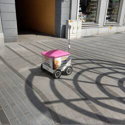 Selbstfahrende Reklame