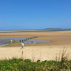 Malahide Beach at low tide