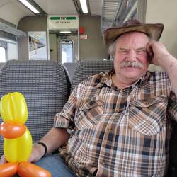 It's a duck with no eyes. It came with the ride. Beggers can't be choosers....