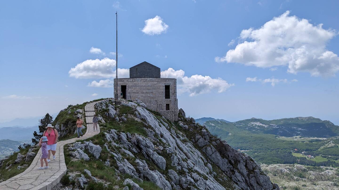 Mausoleum von Petar II Petrovic National Denkmal von Montenegro