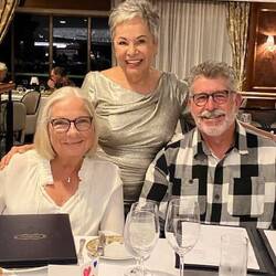 Celebrating Bethsabe's birthday in the evening