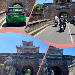 Entering The Imperial Citadel of Hue