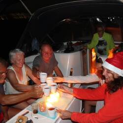 Weihnachtsfeier an Bord