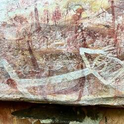 Aboriginal art - Little Mertens Falls