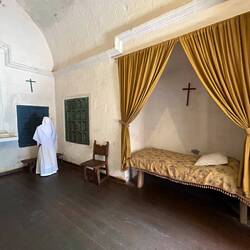 a room of a rich nun