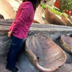 they used a carrot as peg/Stöpsel