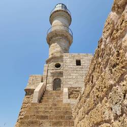 Lighthouse at Chania Harbor