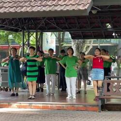 Time for some Zumba ... 23 September Park — Saigon, Vietnam.