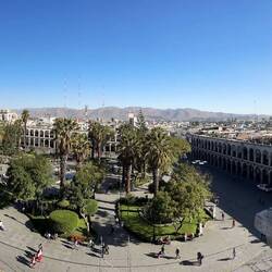 Plaza de Armas von oben