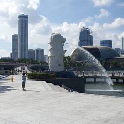 Merlion Springbrunnen