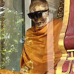 The munk mummified