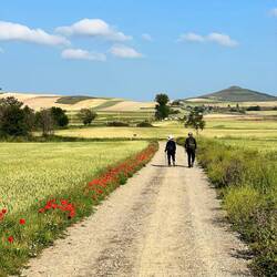 The trail out of Santo Domingo