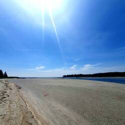 Einsame und weitläufige Strände