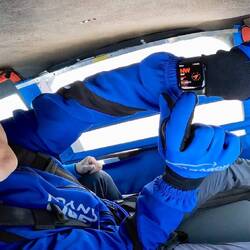 Altitude check at 12,400ft. Eventually jumped from over 17,000ft!