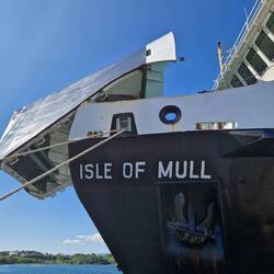 Die Calmac für den Rückweg, auch Autos finden auf ihr platz