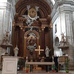 Taken just before start of Vespers (7:30 pm mass)