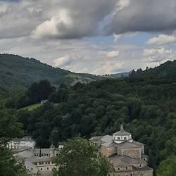 First glimpse of Samos monastery