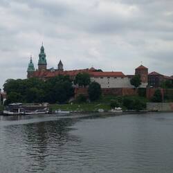 Blick über die Weichsel zum Wawel