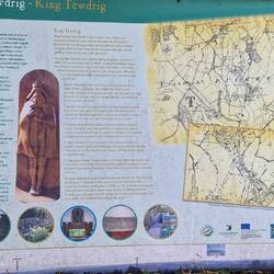 King Tewdrig information board