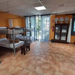 My bunk in left hand corner next to garden