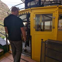 Cable car to monastery