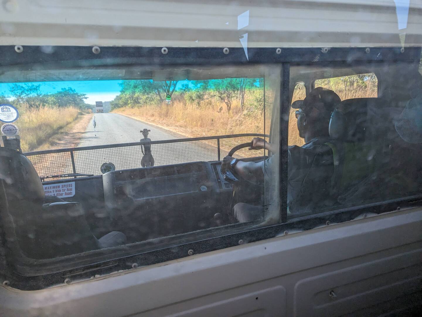 The view for our driver, Harmony