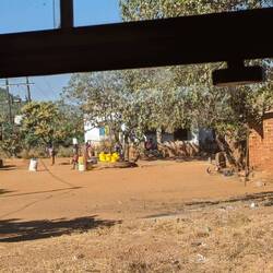 There is often one well in the village where everyone comes to fill up their buckets