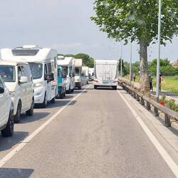 Alle wollen Jesolo Cavallino raus. Nur wenige rein...
