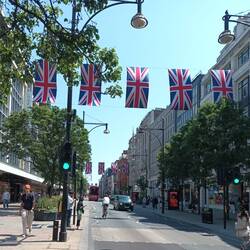 Far cry from Oxford Street of yore which was mad busy, dirty, lots newspaper vendors