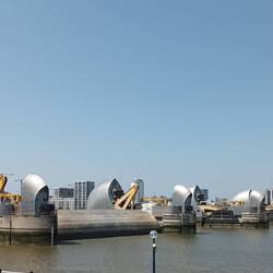 Left my van outside London with a cockney chappie who was steel worker helping build Thames Barrier