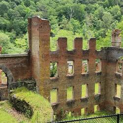 Manchester Mill ruin in Sweetwater State Park.