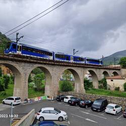 Die Zahnradbahn ins Nuria Tal