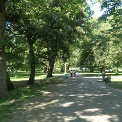 Bute Park adjoins Cardiff Castle.