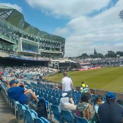 At Headingly. Watching yorkshire v derbyshire in a t20. Yorkshire won!