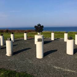 Memorial at Glace Bay for the 12 miners lost at the mining explosion in 1992