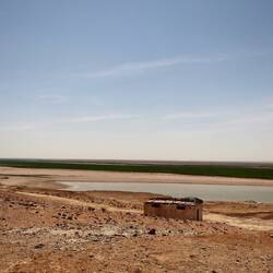 Blick zur Grenze nach Turkmenistan