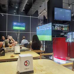 Dortmund gegen Mainz. In einer Sportsbar in Tbilisi