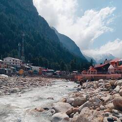Gangotri - 18km von der Quelle des Ganges entfernt