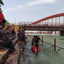 Am Ganges in Haridwar