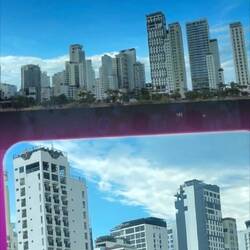 Lots of modern buildings