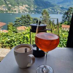 Meinen täglich Aperol gib mir heute, und vergib meinem Mann der nur nen Kaffee will...🤣🤣🙈🙈