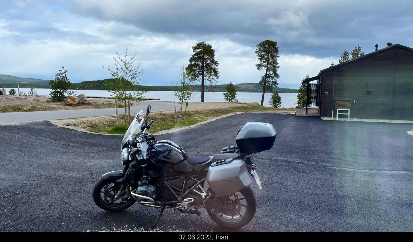 Blick auf den See vom Hotelzimmer