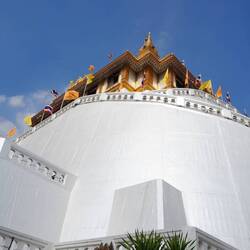 Wat Saket from below.