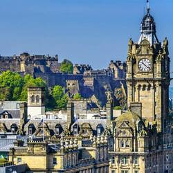 Unser erstes Blick auf Edinburgh 😳