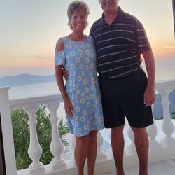 After dinner & sunset