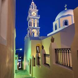 Fira at night