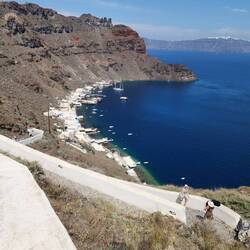 Hilltop village on Therasia