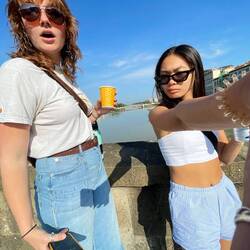 Pit stop at the river