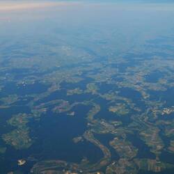 über Deutschland wurde es wieder schön